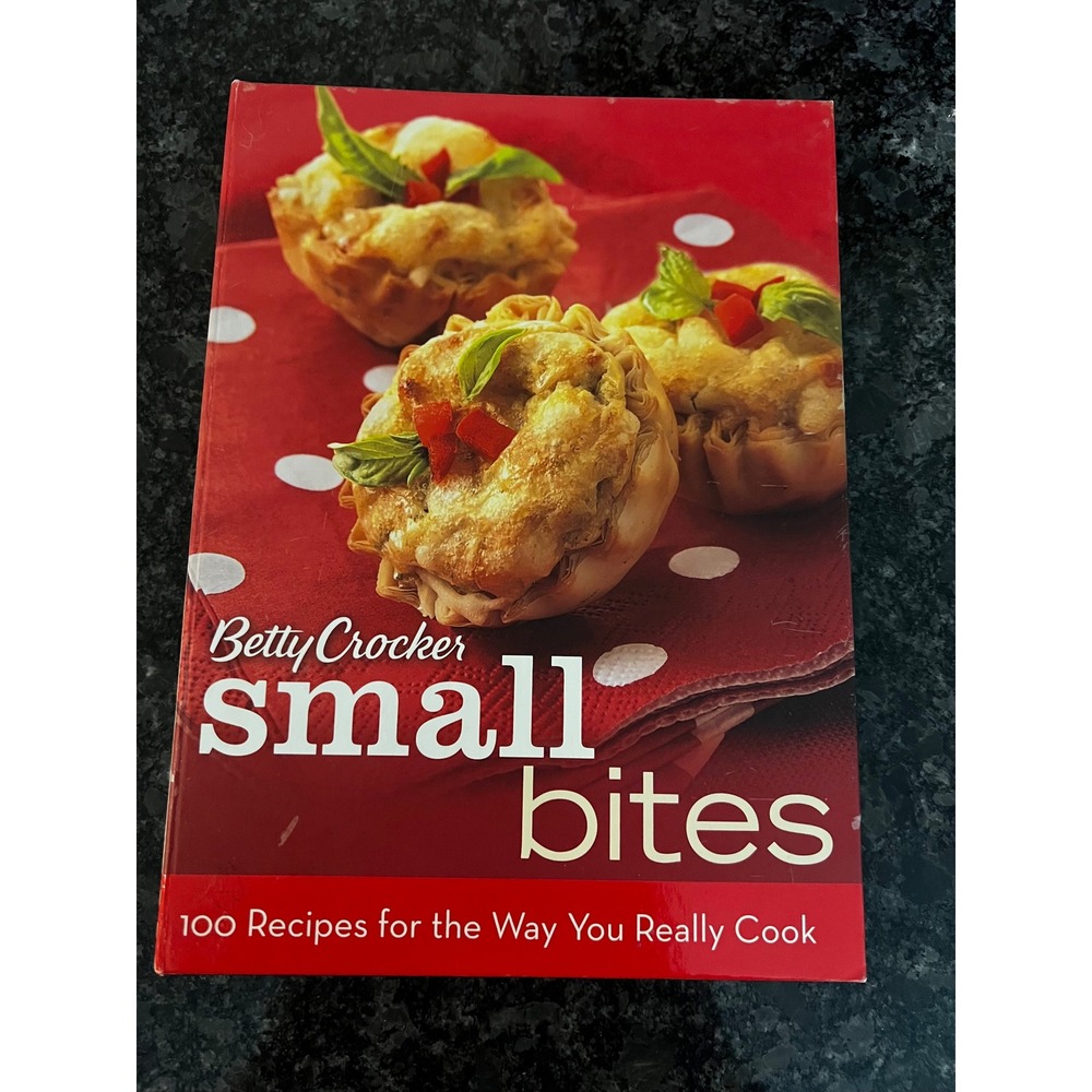 Betty Crocker Small Bites Cookbook 100 Recipes Spiral Bound 2008